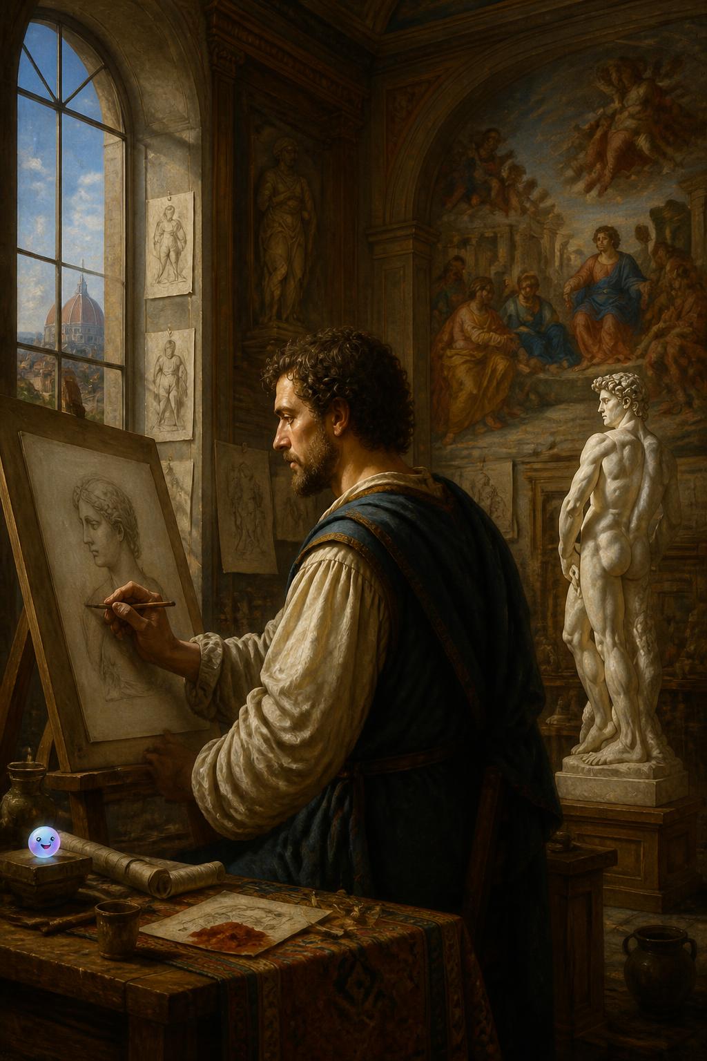 Michelangelo and the reluctant chapel ceiling