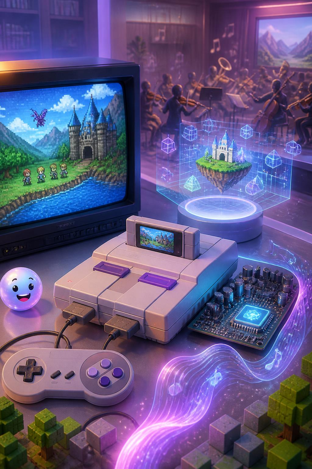 スーパーファミコンの音と色の魔法