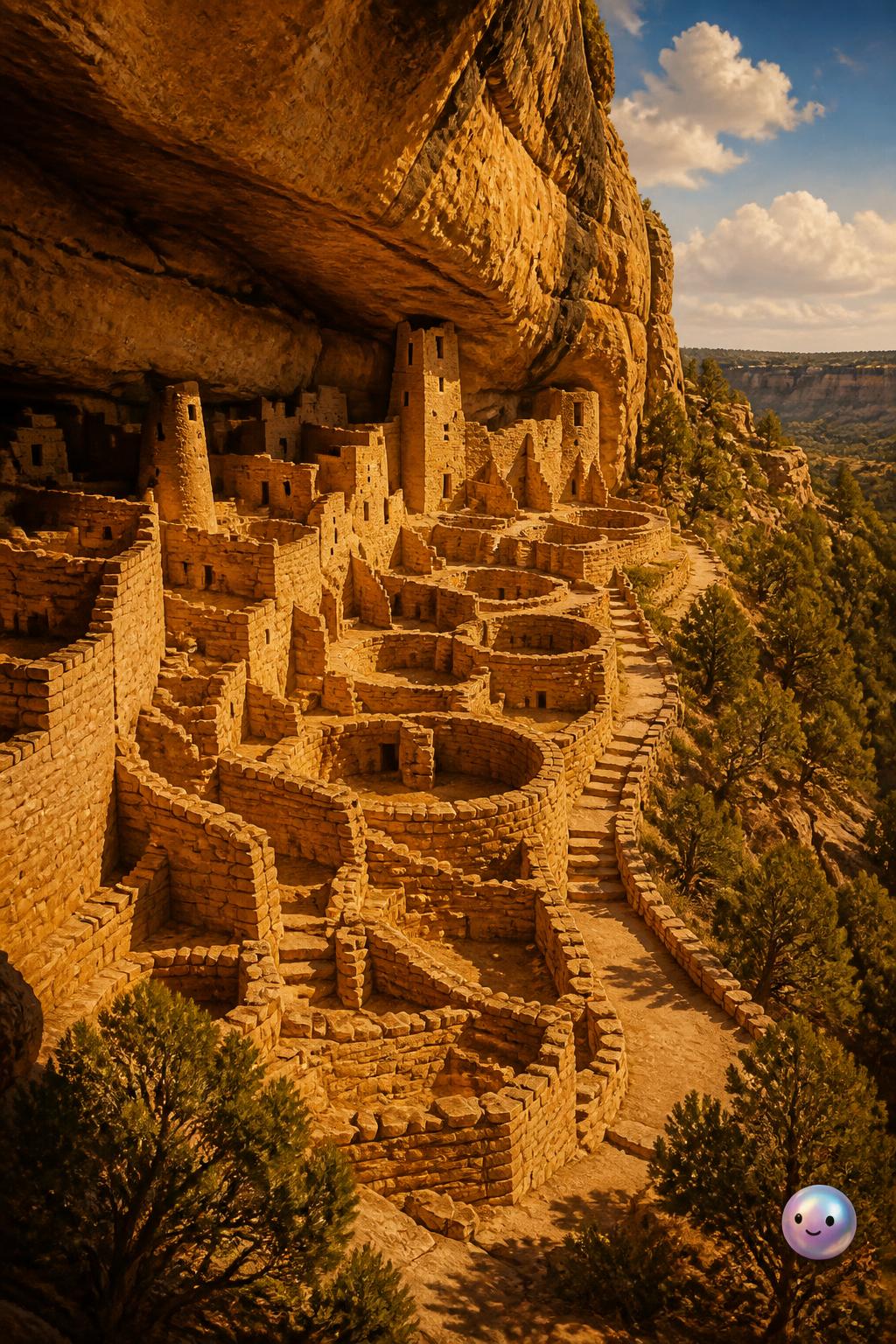 The cliff dwellings of Mesa Verde
