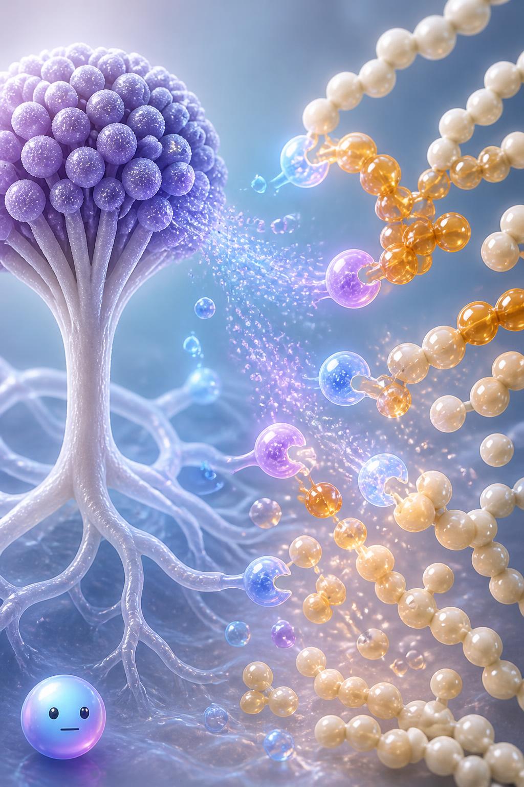 The external stomach of mold enzymes