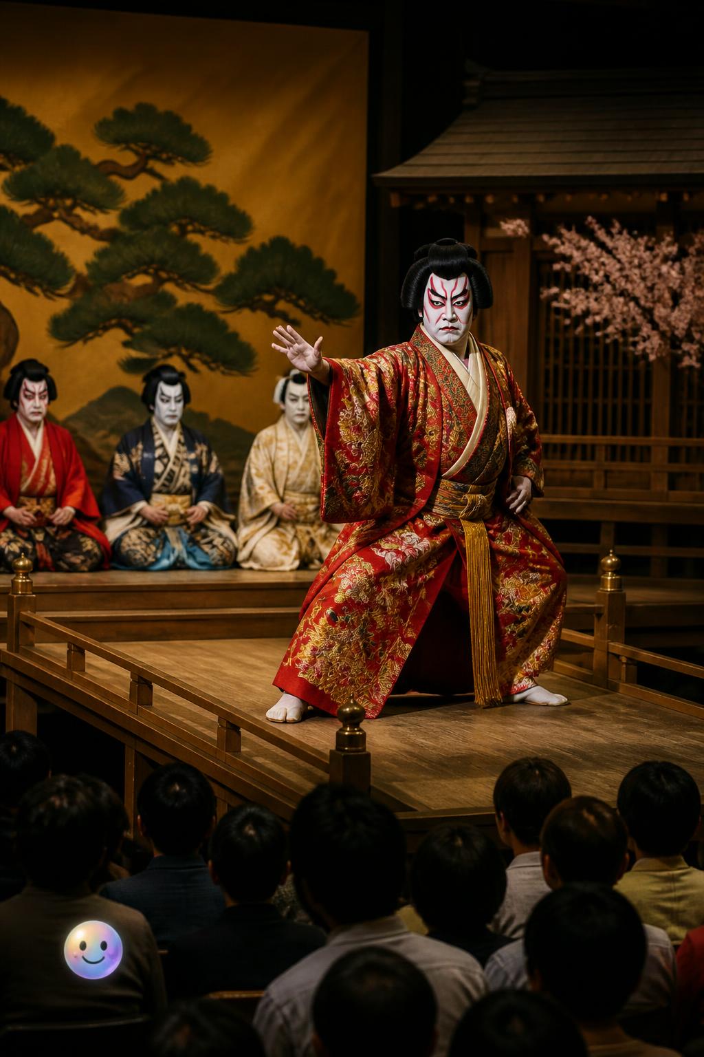 Dramatic spectacles of Kabuki theater