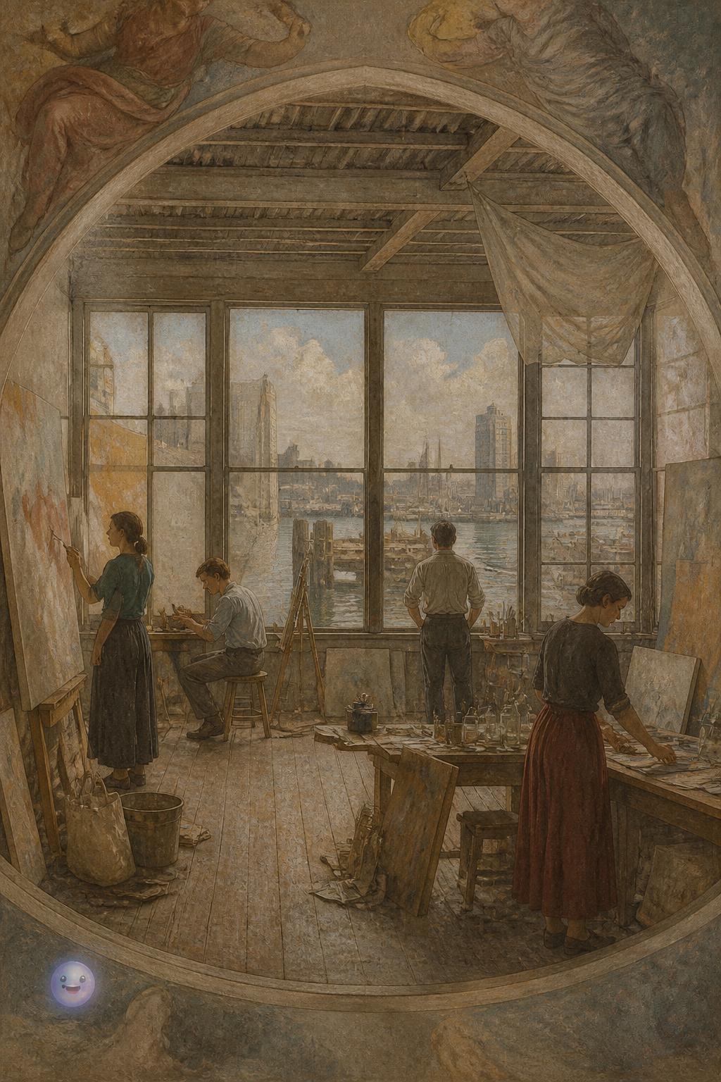 The creative haven of Coenties Slip