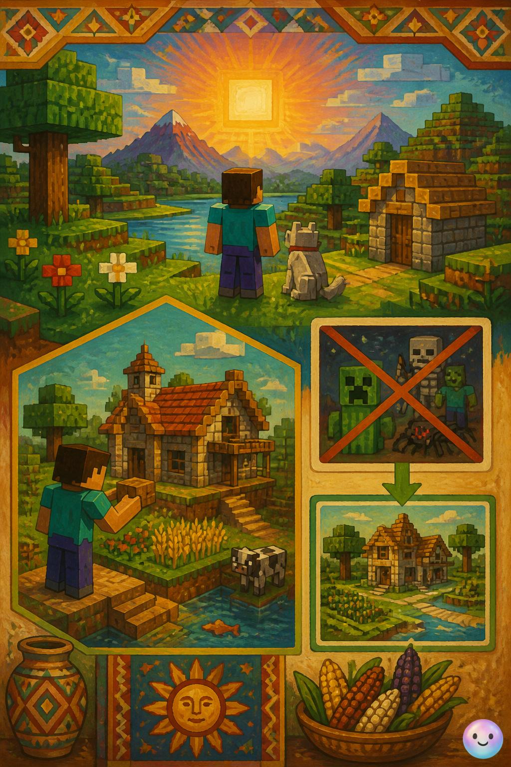 Minecraft's peaceful path