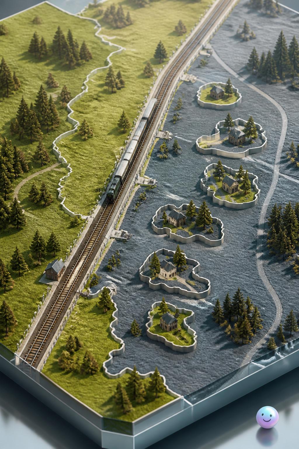 The Belgian railway in Germany