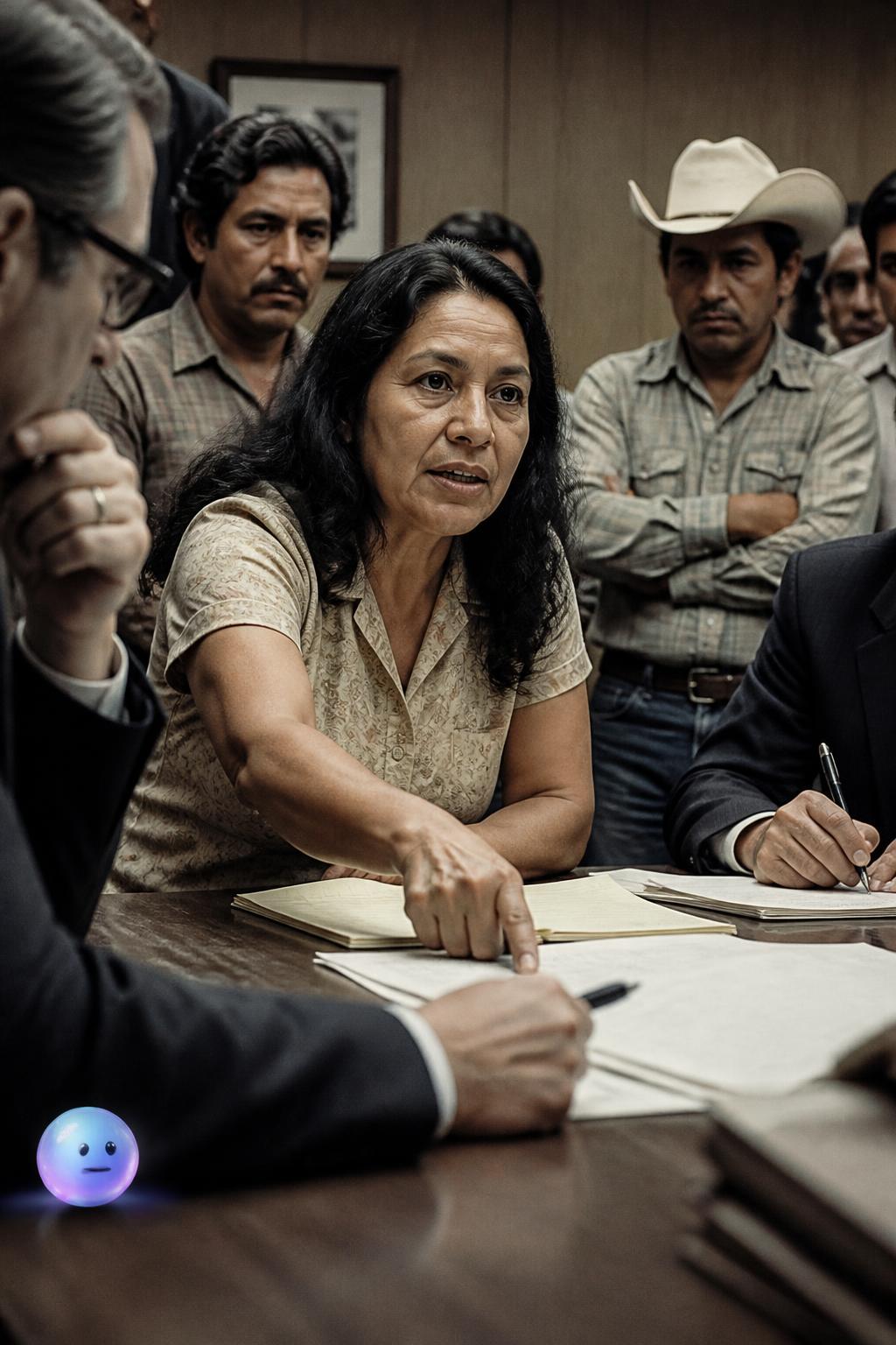 La implacable negociadora en la mesa de contratos
