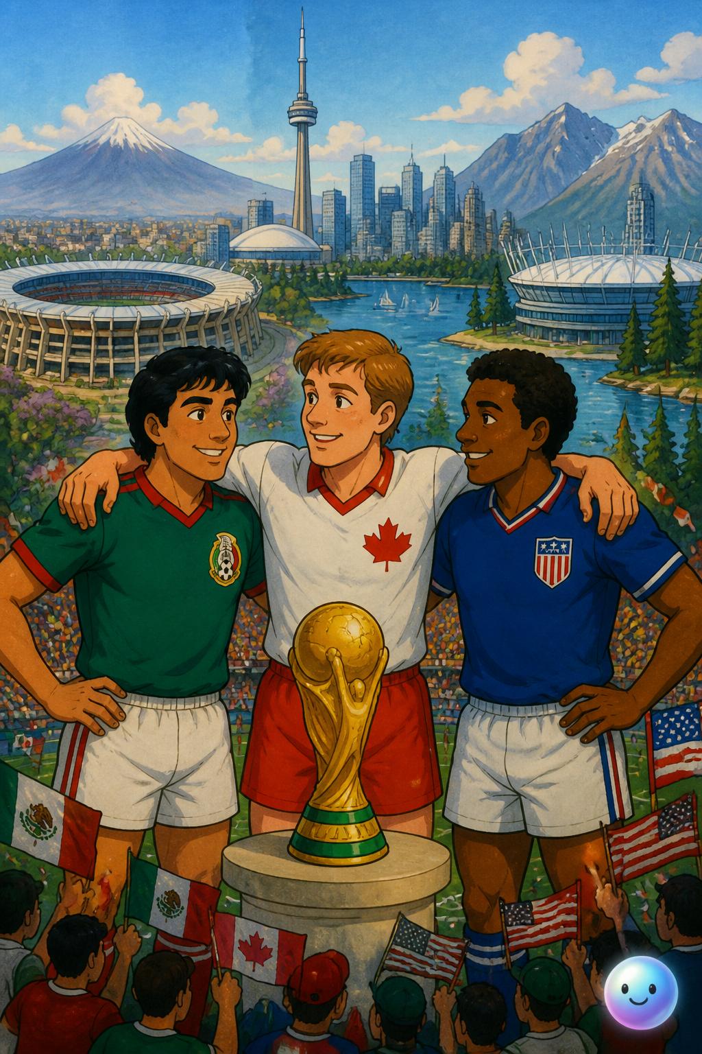 Tres naciones anfitrionas muy unidas