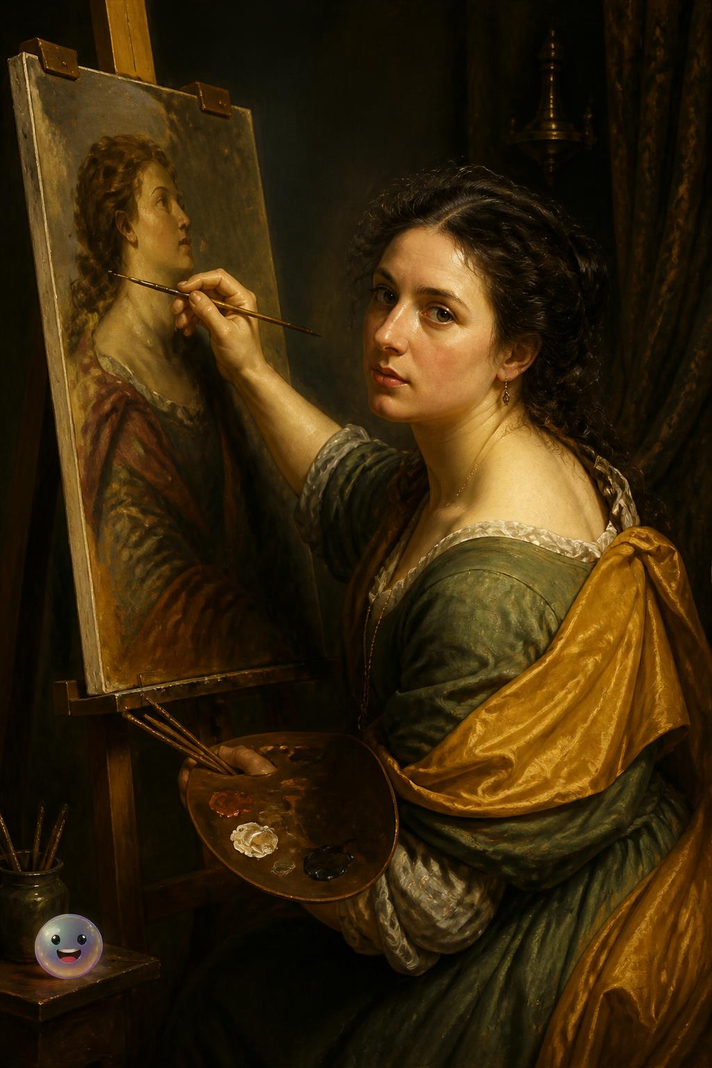 Painting herself as Painting itself