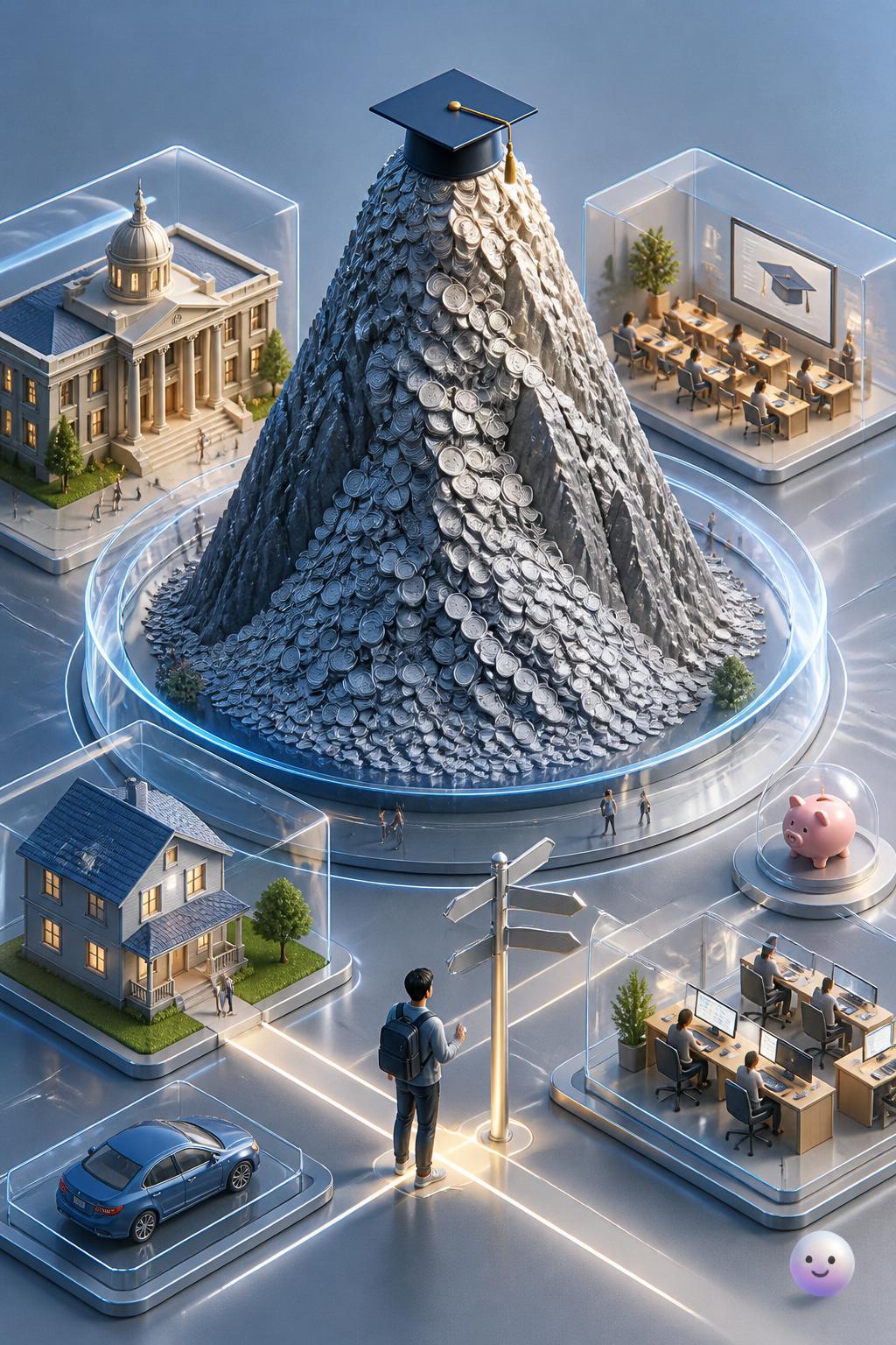 The massive mountain of student debt