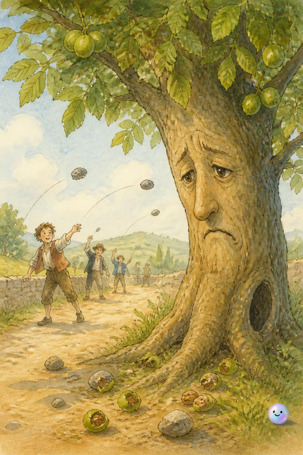 The walnut tree's lament