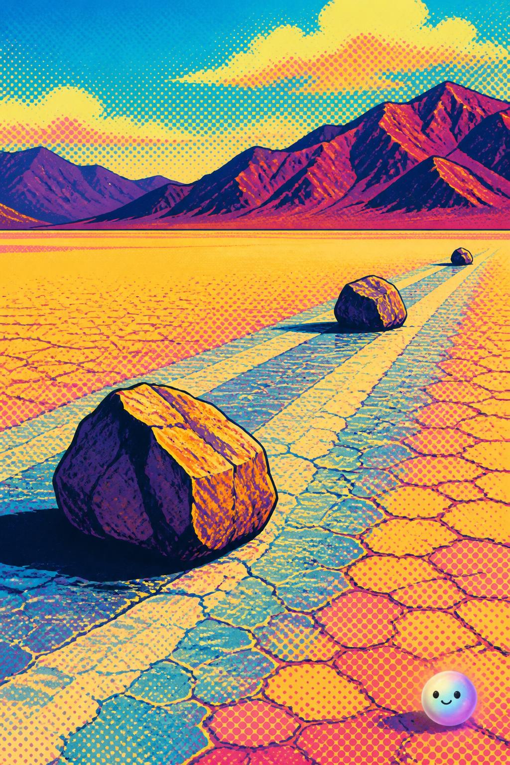 The heavy rocks that walk themselves