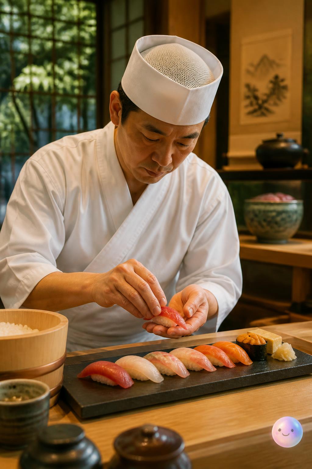 The art and discipline of sushi
