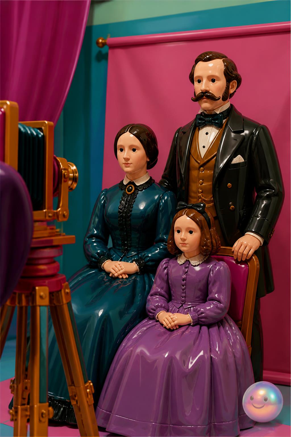 La seriedad de las fotos victorianas