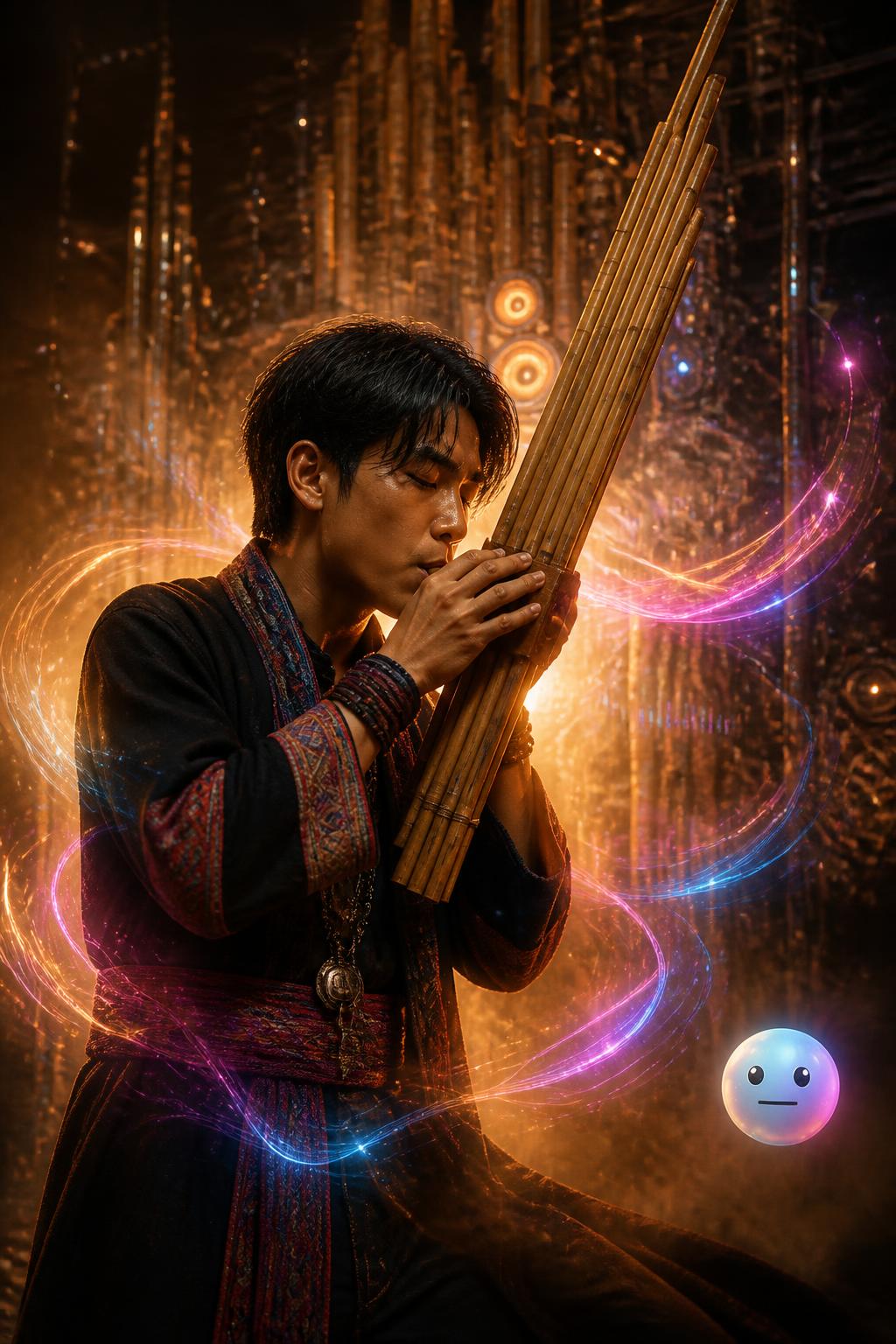 The bamboo breath of the khaen