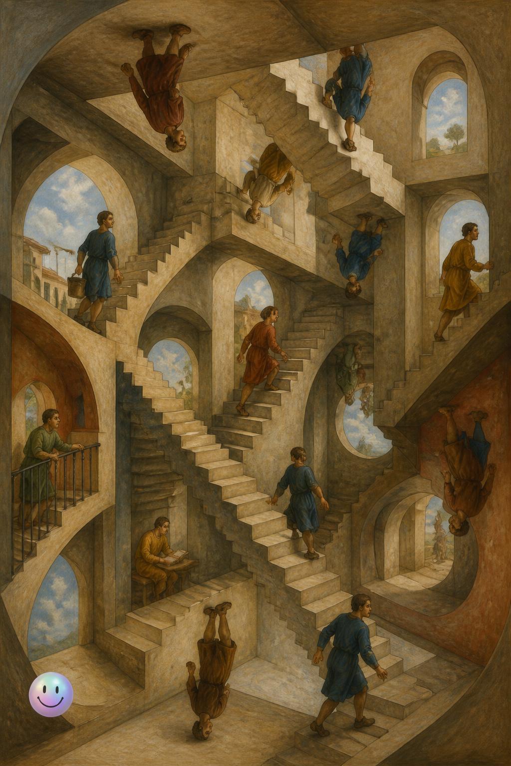 The gravity defying staircase to nowhere