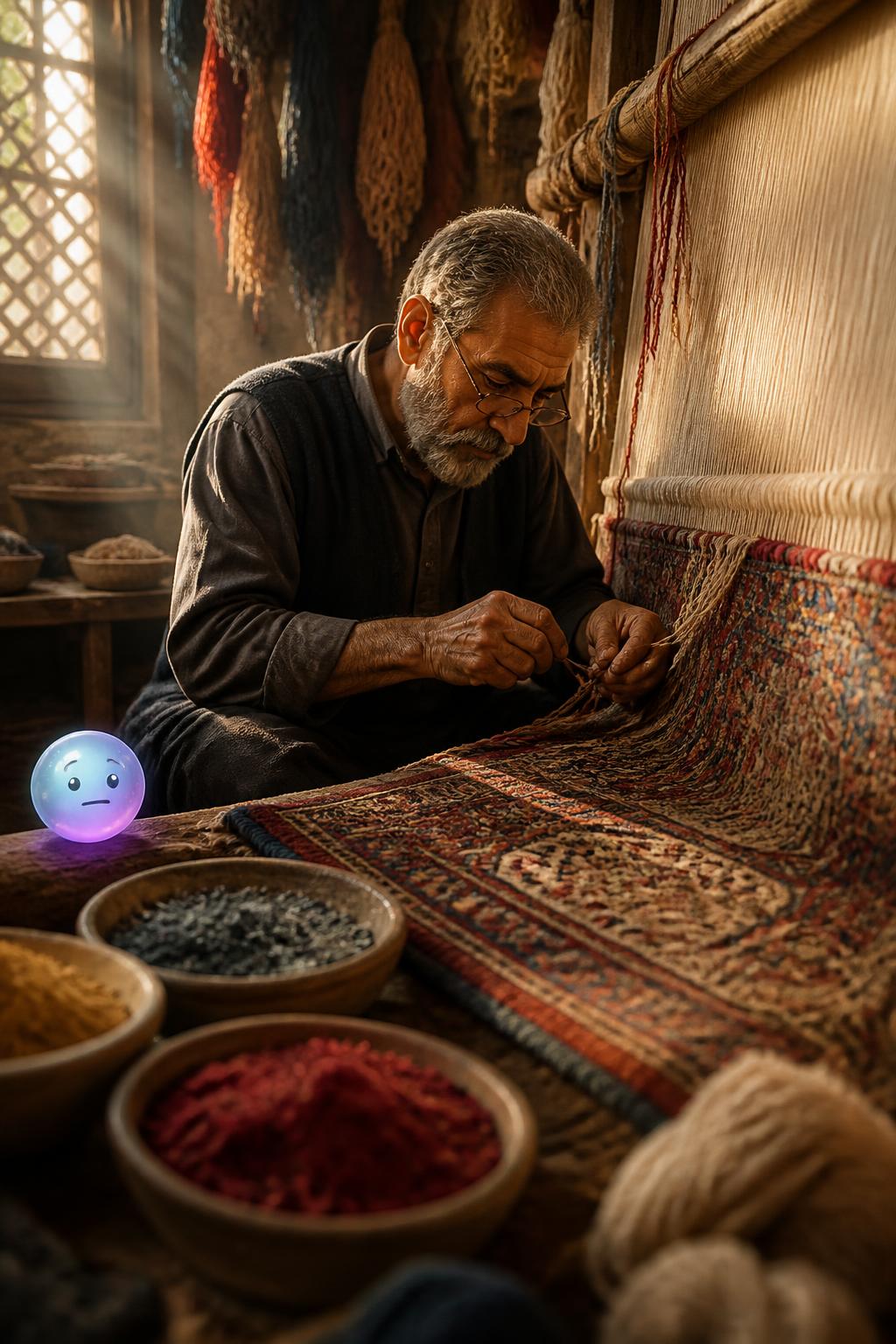 The re-woven threads of Persian carpets