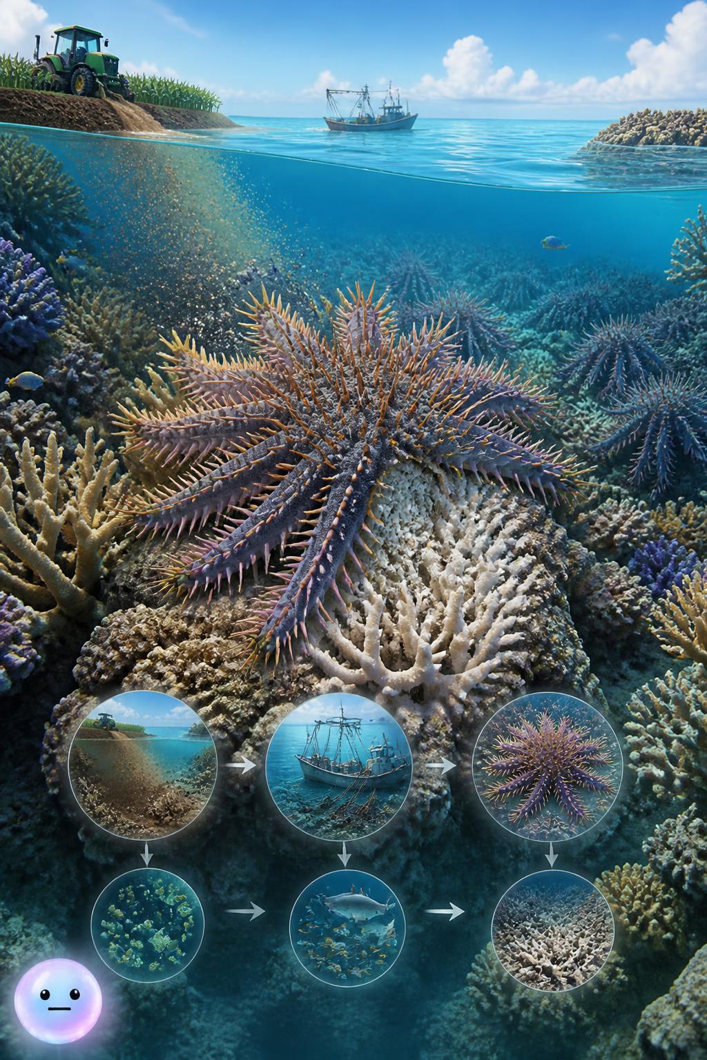 The crown-of-thorns invasion