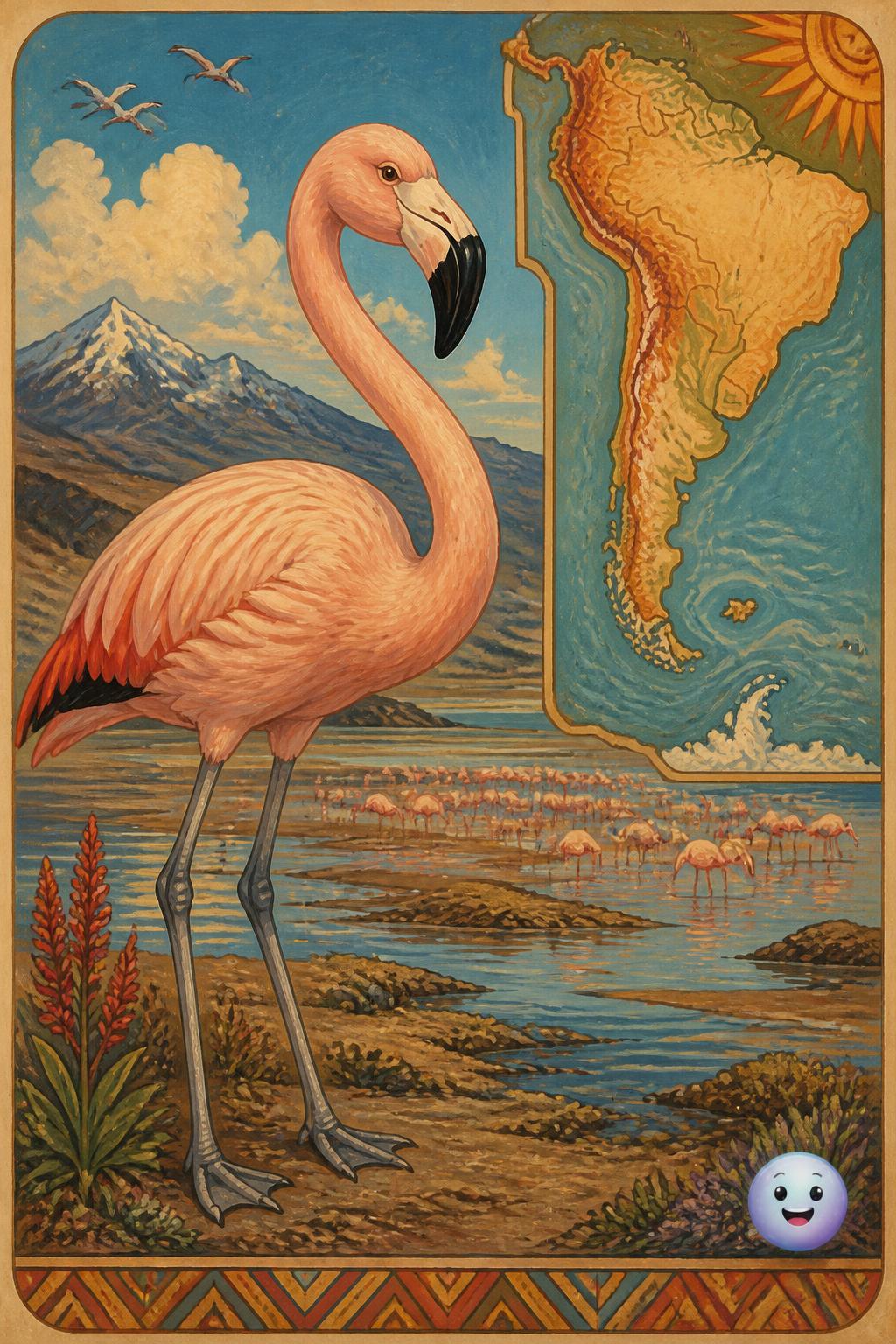 The grey-legged Chilean coast wanderer