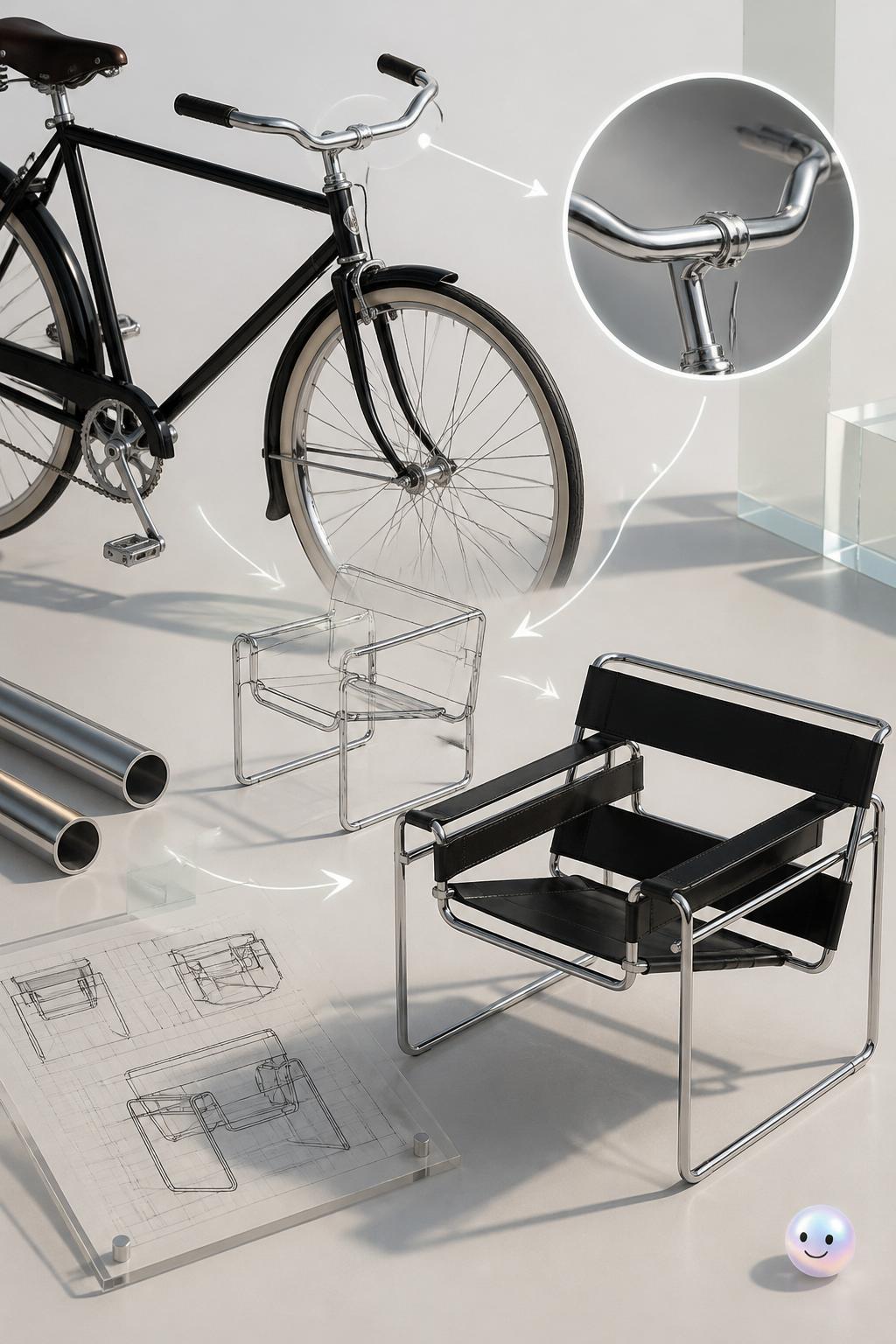 How a bicycle inspired the Wassily Chair
