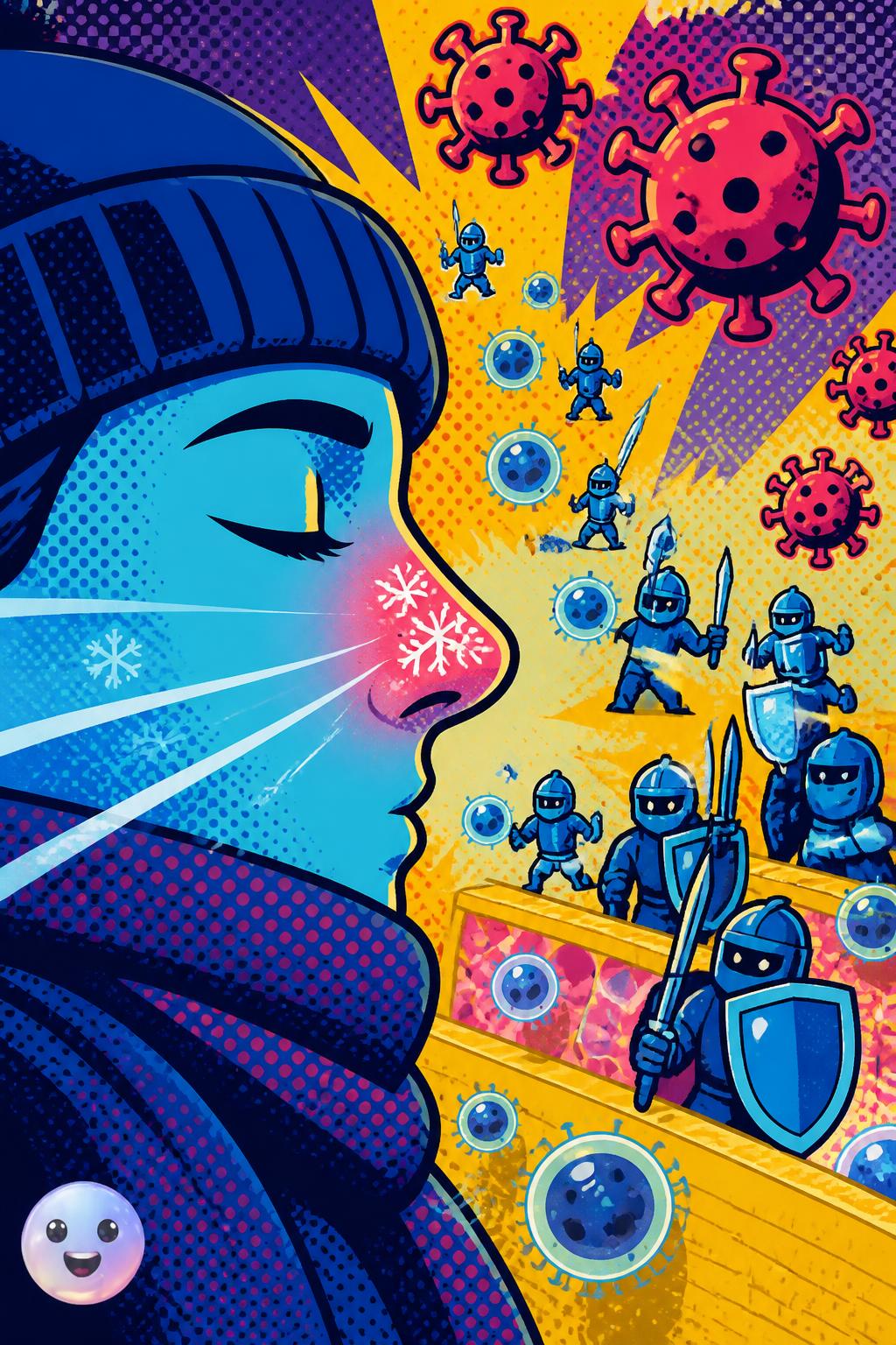 Le froid fige nos défenses