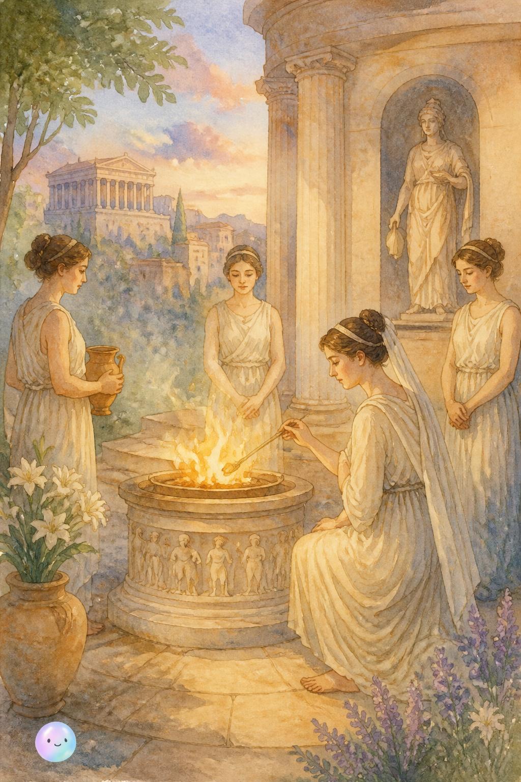 El fuego eterno de las vírgenes vestales