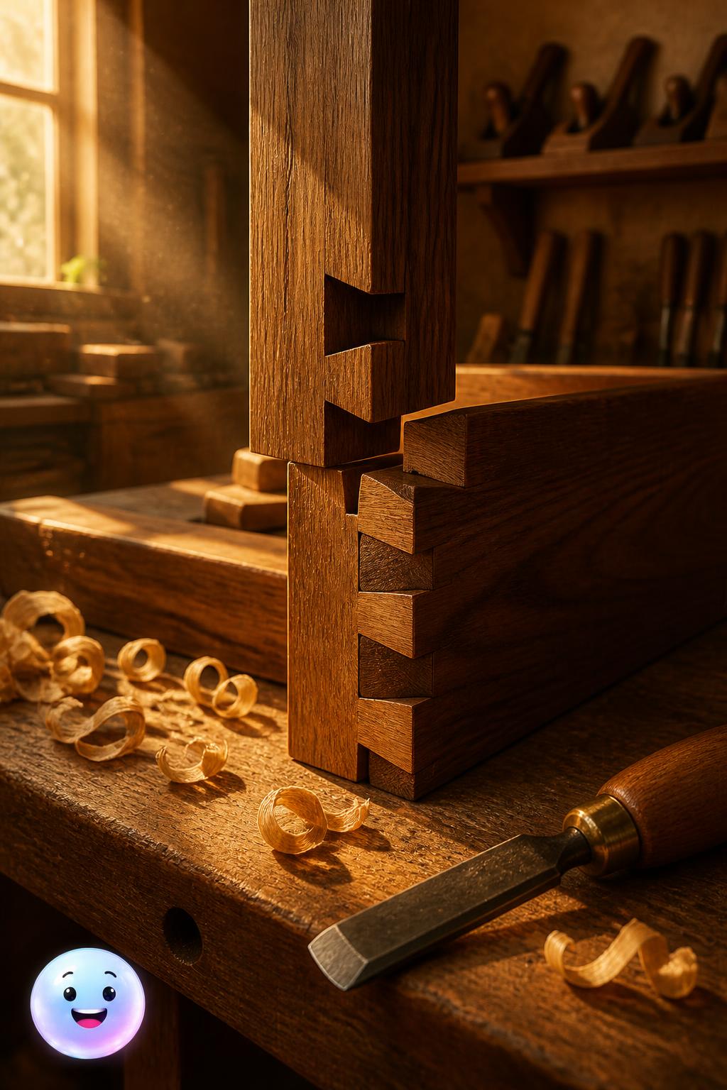 The interlocking beauty of the dovetail
