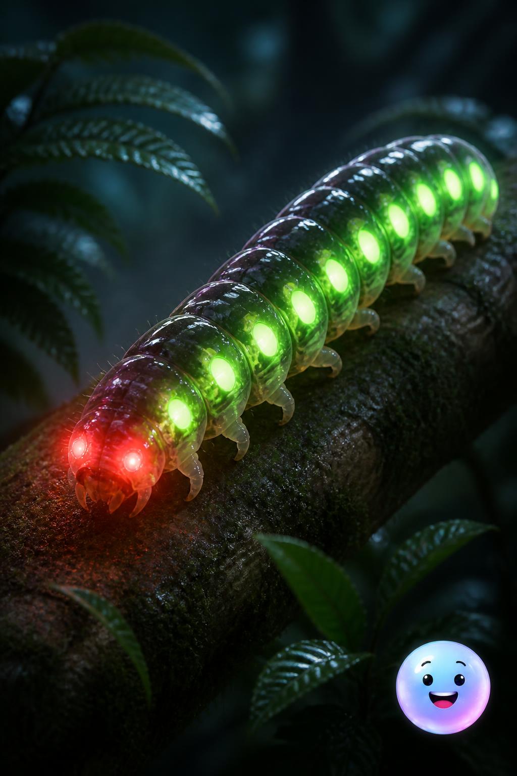 The dual colors of Brazil's railroad worm