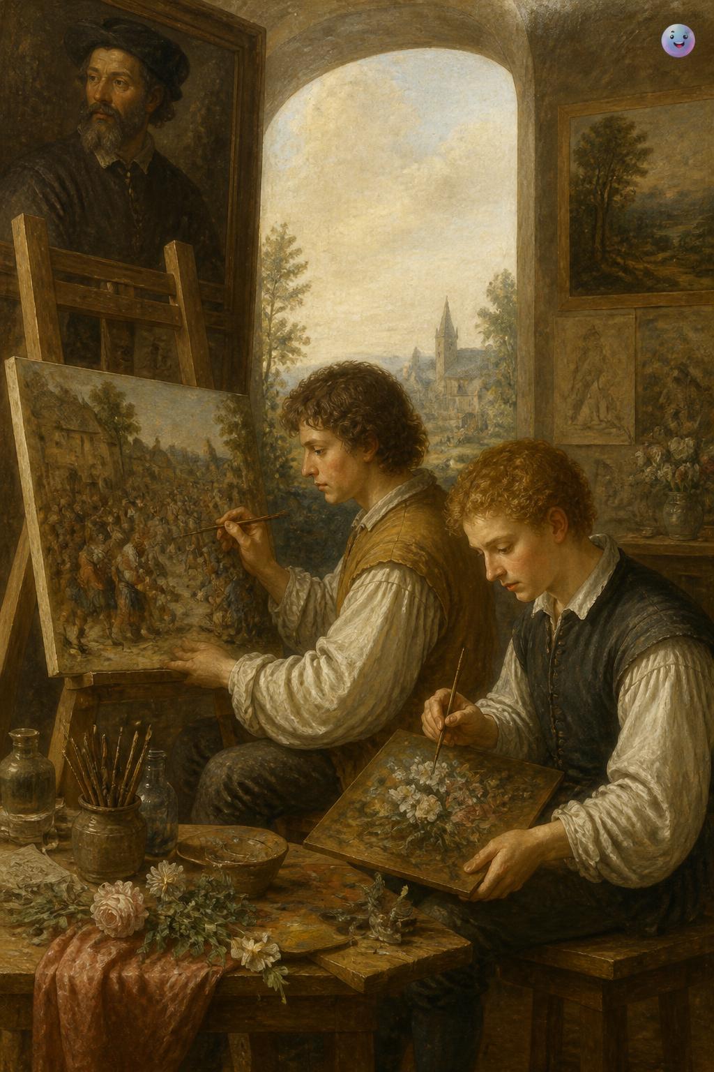 Zwei Söhne erobern die Kunstwelt