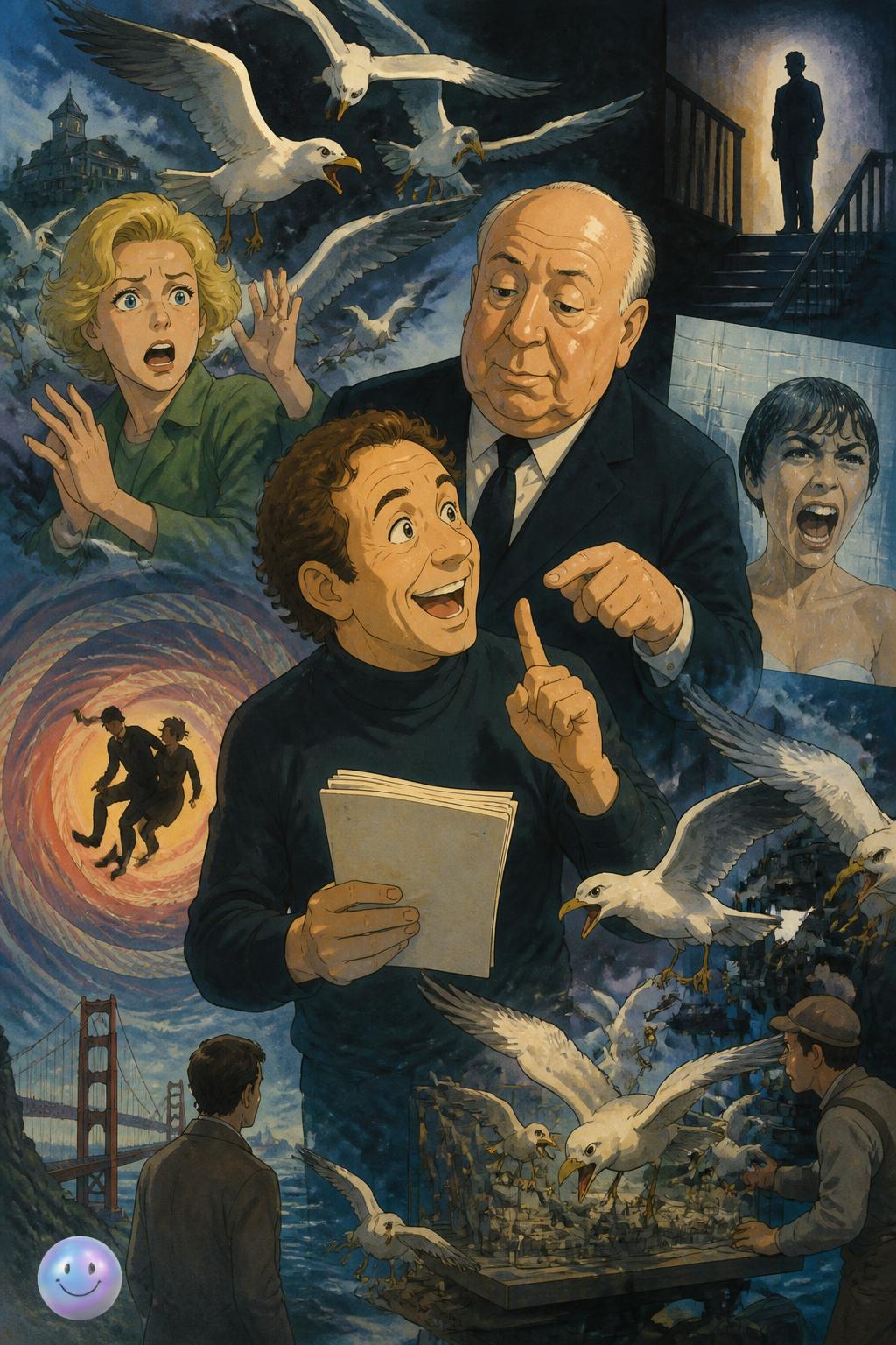 Parodying the master of suspense