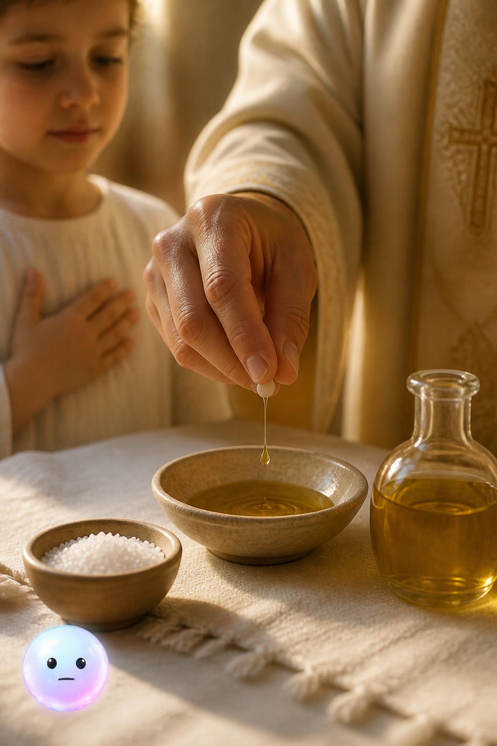 Il sale esorcizzato e l'olio