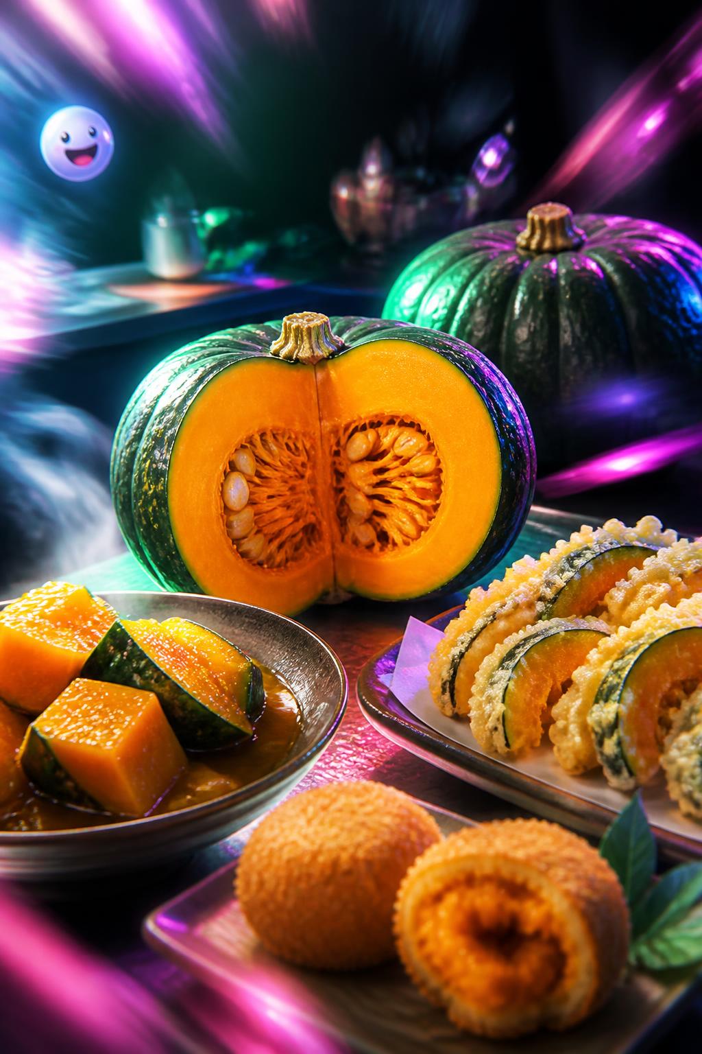 The sweet green kabocha of Japan