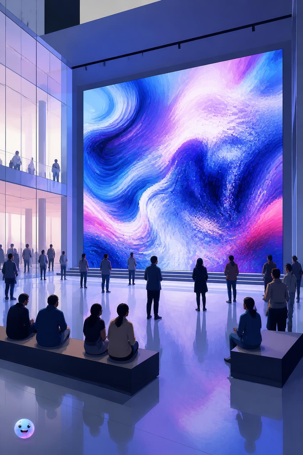 Refik Anadol's AI dreams at MoMA