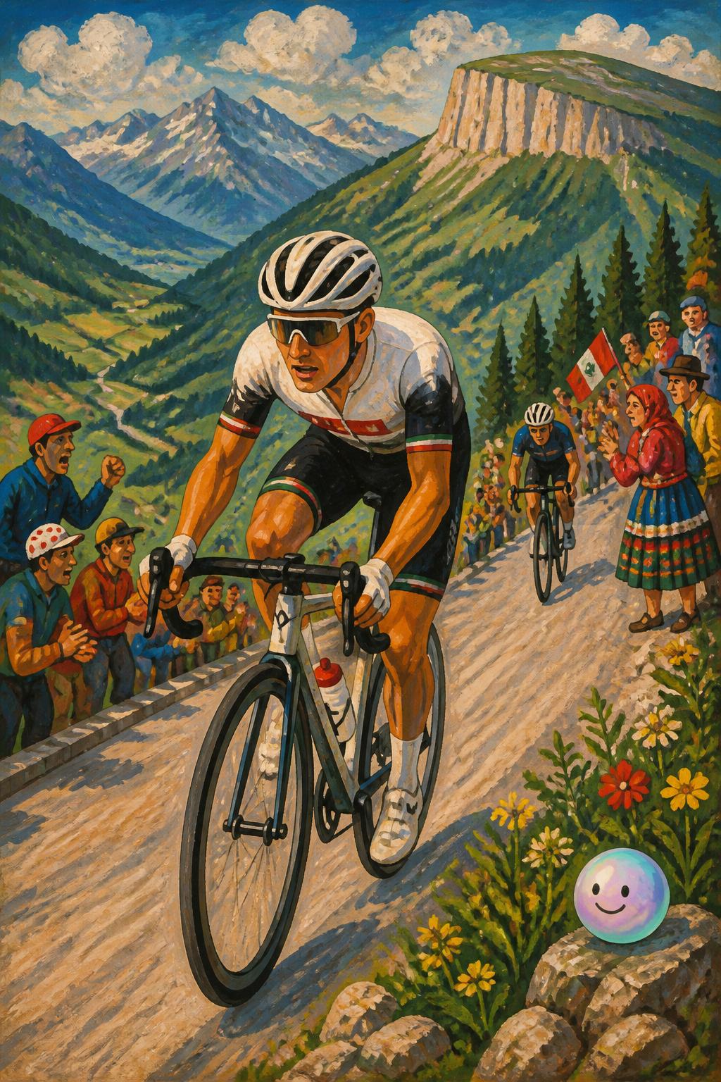 La batalla de los Alpes en el Auvergne