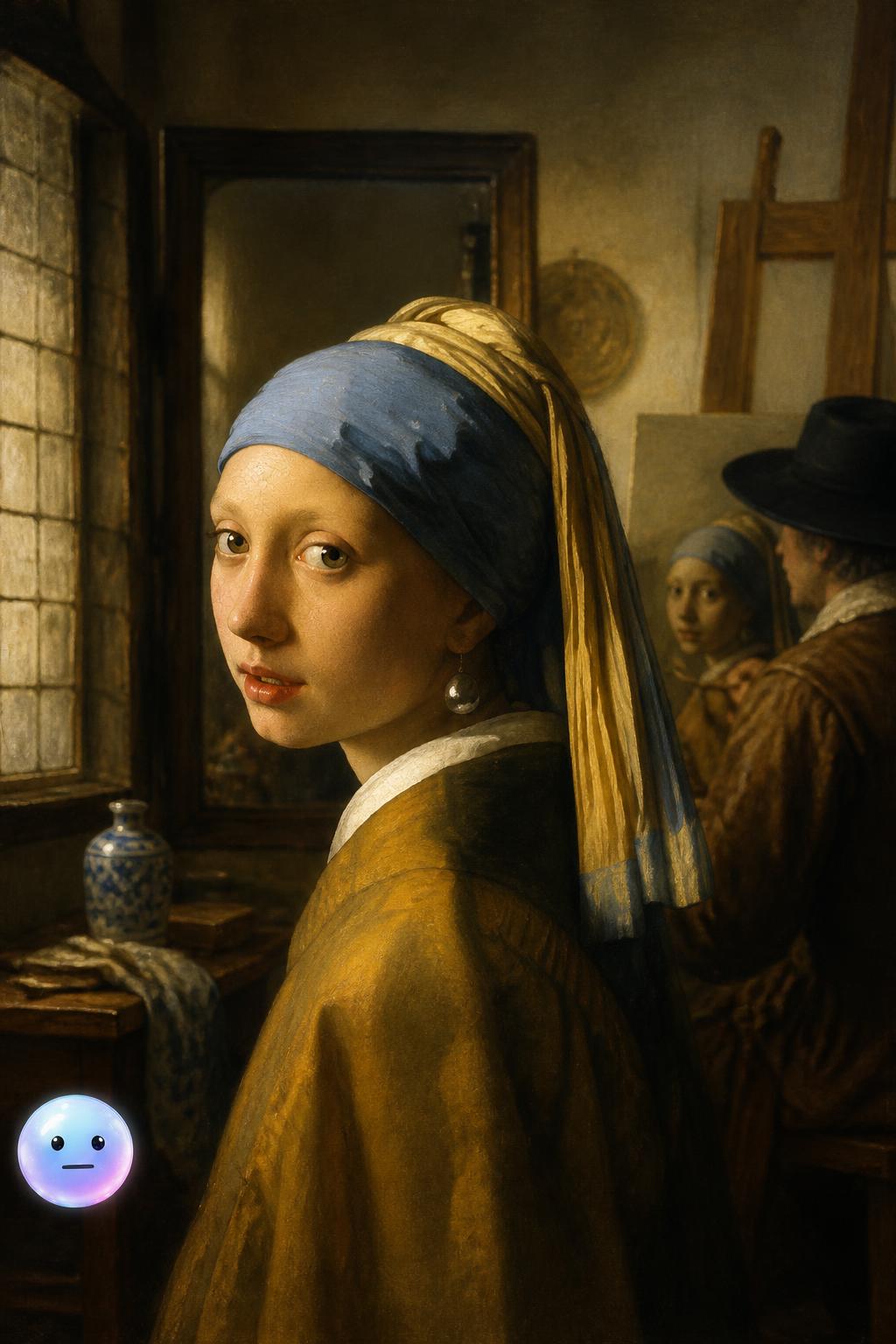 The mystery of the pearl earring