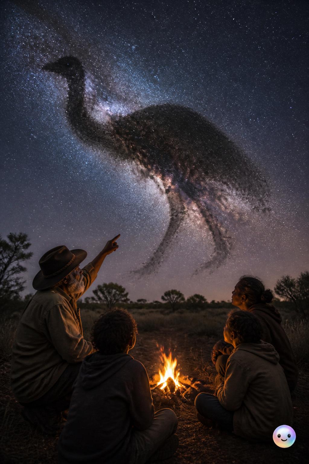 The dark constellation of the emu