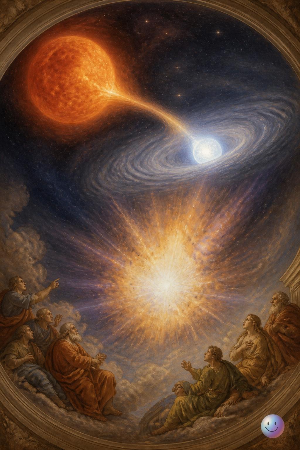 The white dwarf theft