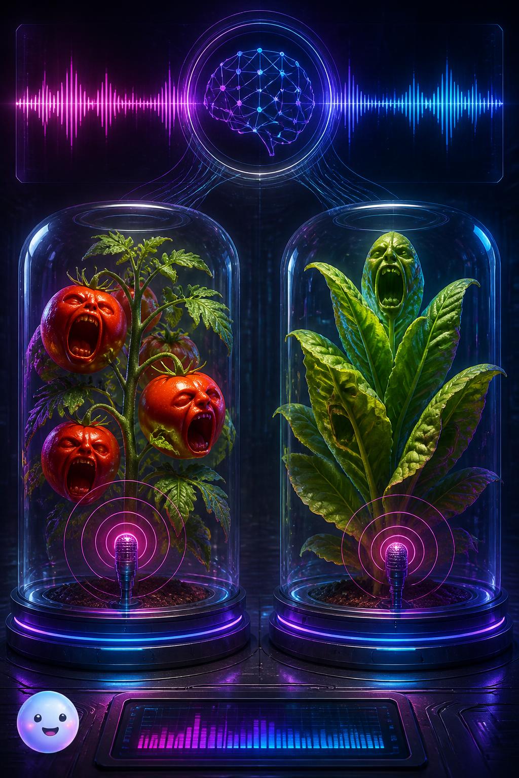 Screaming tomato and tobacco plants