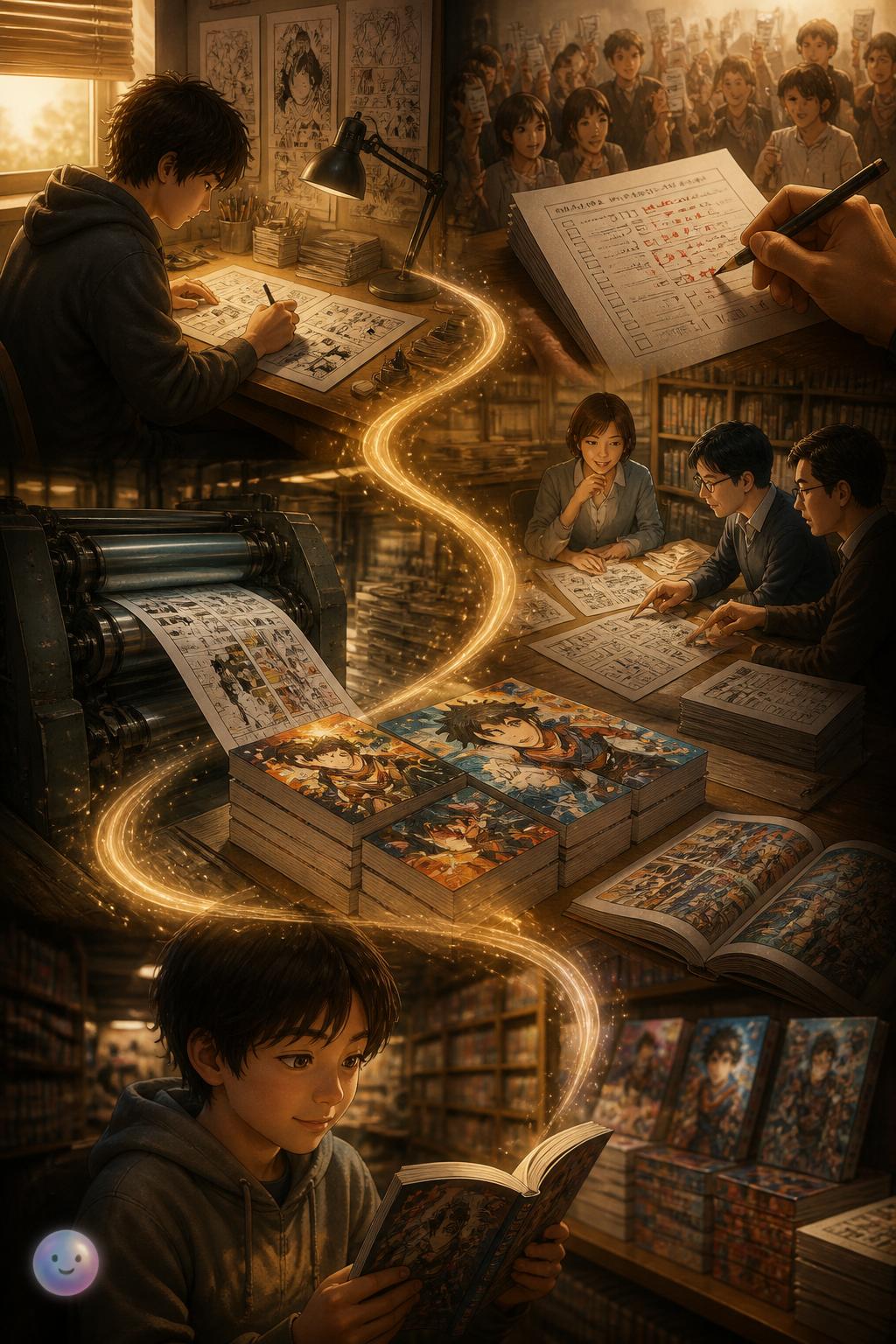 The path to tankobon books