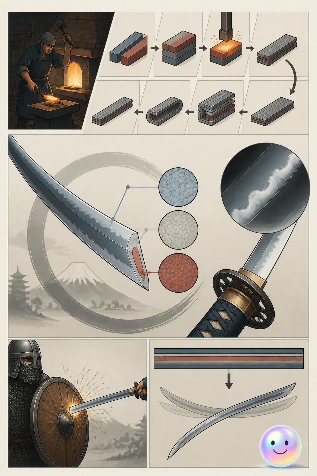 El alma de acero de la katana