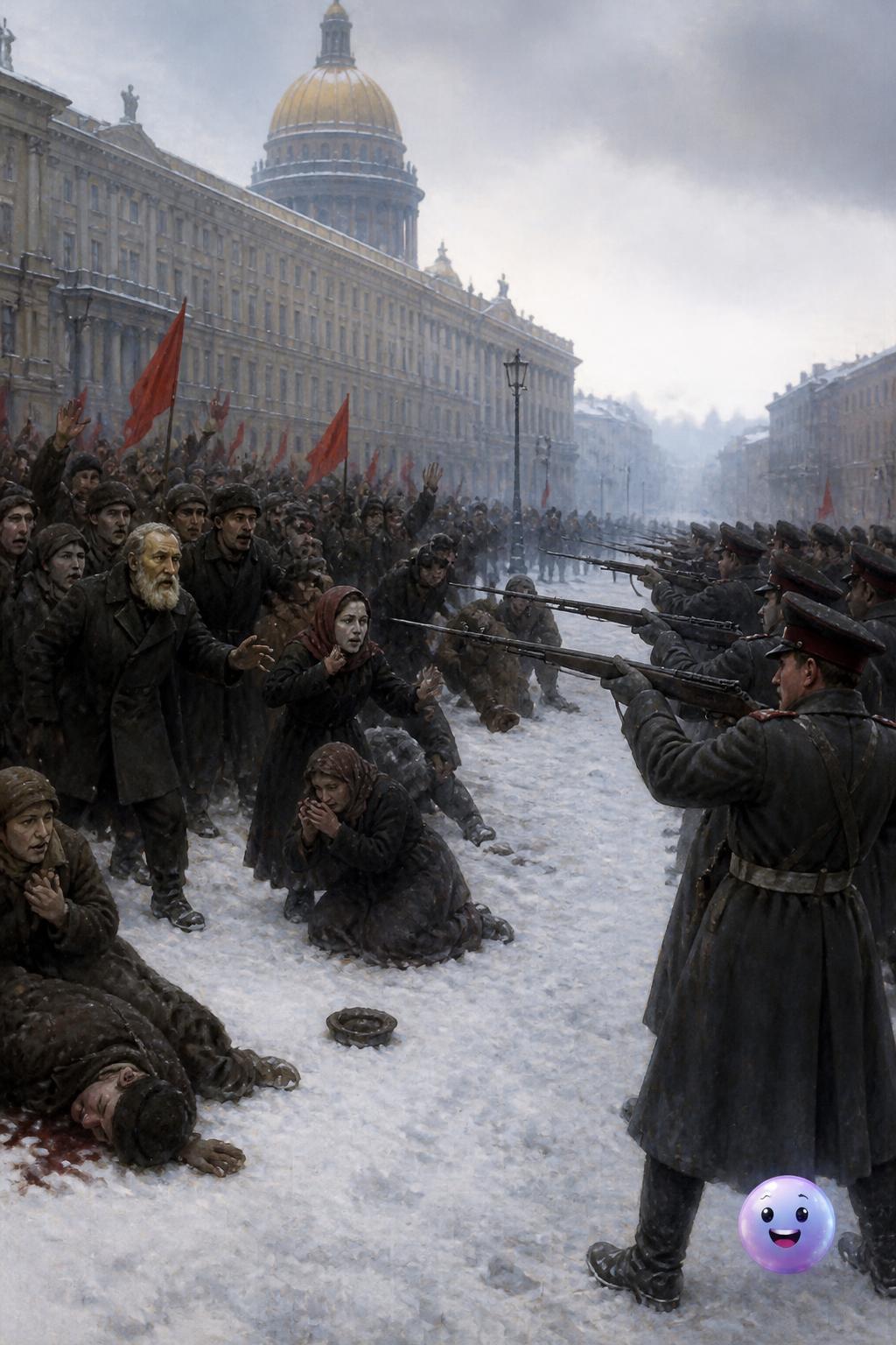 The Russian spark of 1905
