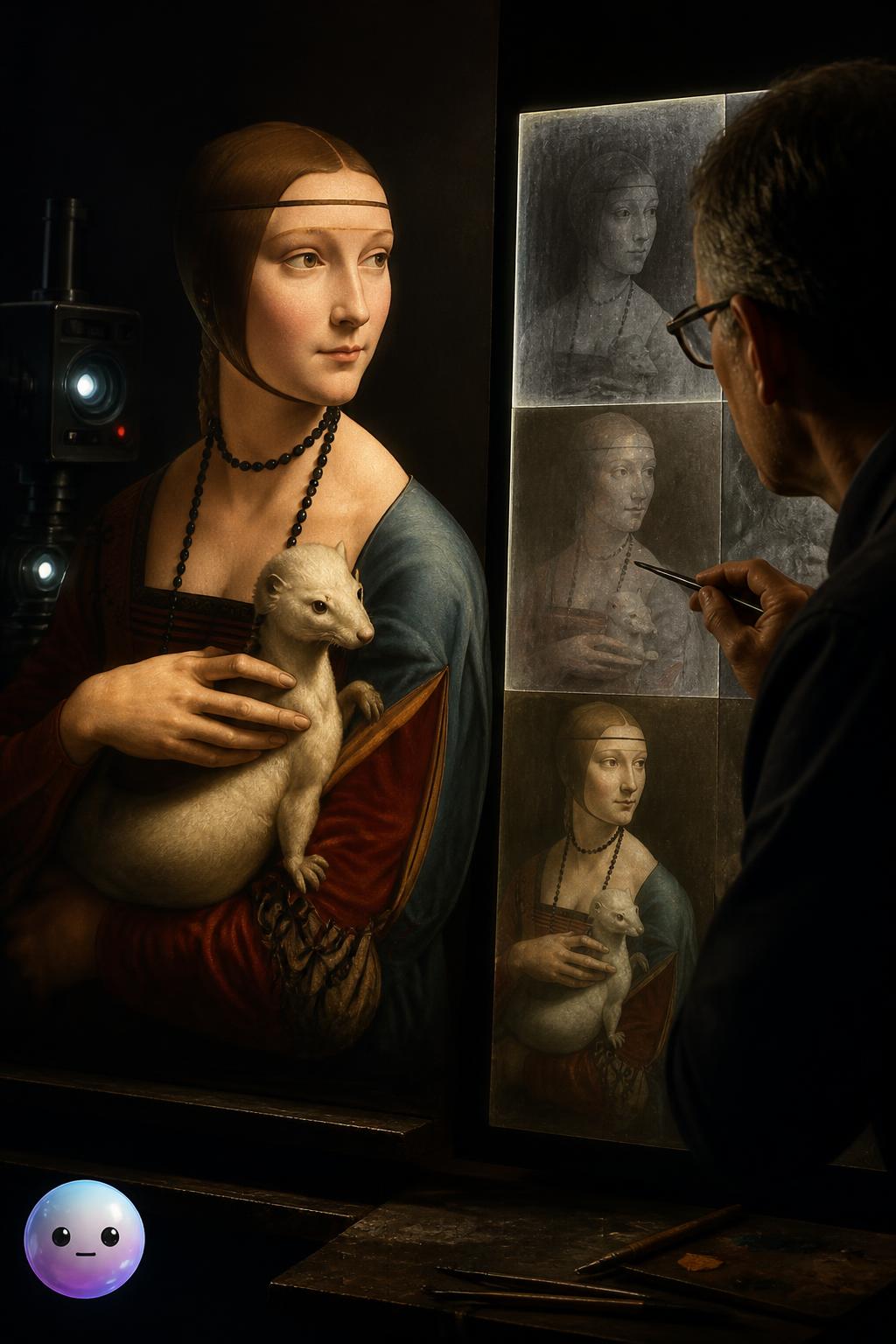 La dama del armiño de Da Vinci