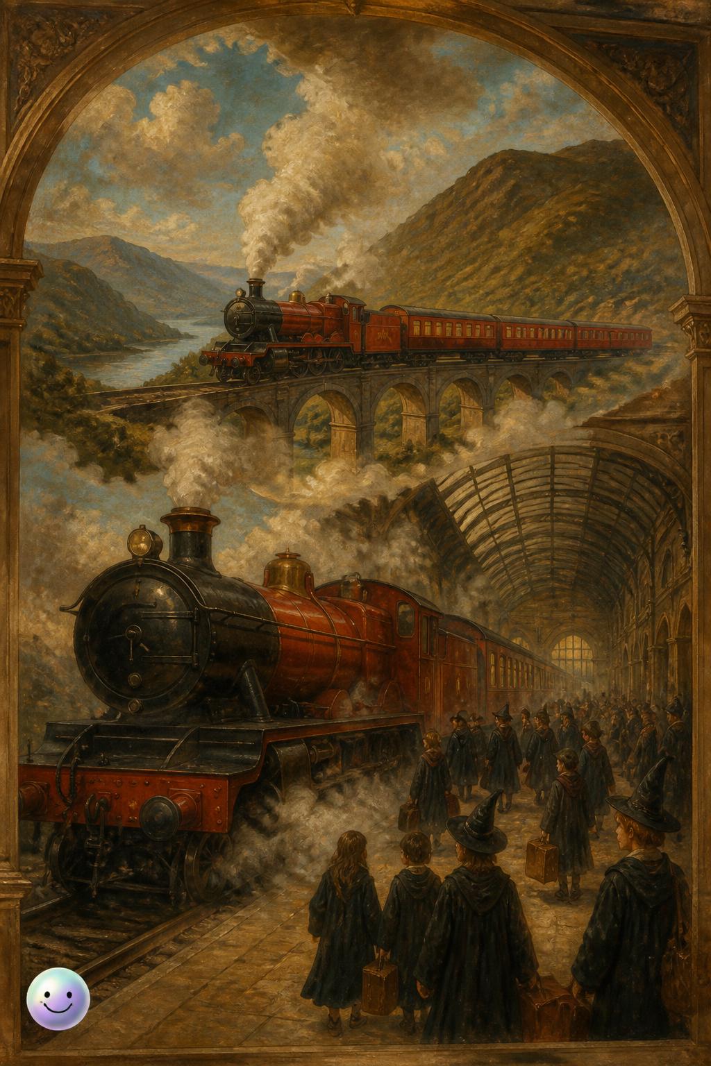 The Hogwarts Express and Platform 9 3/4