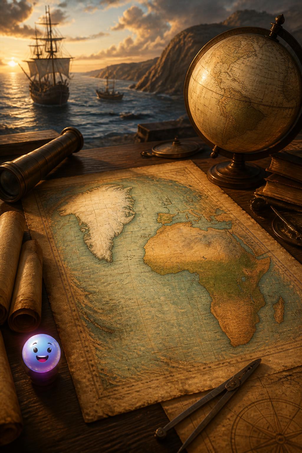 The navigator's favorite cylindrical lie