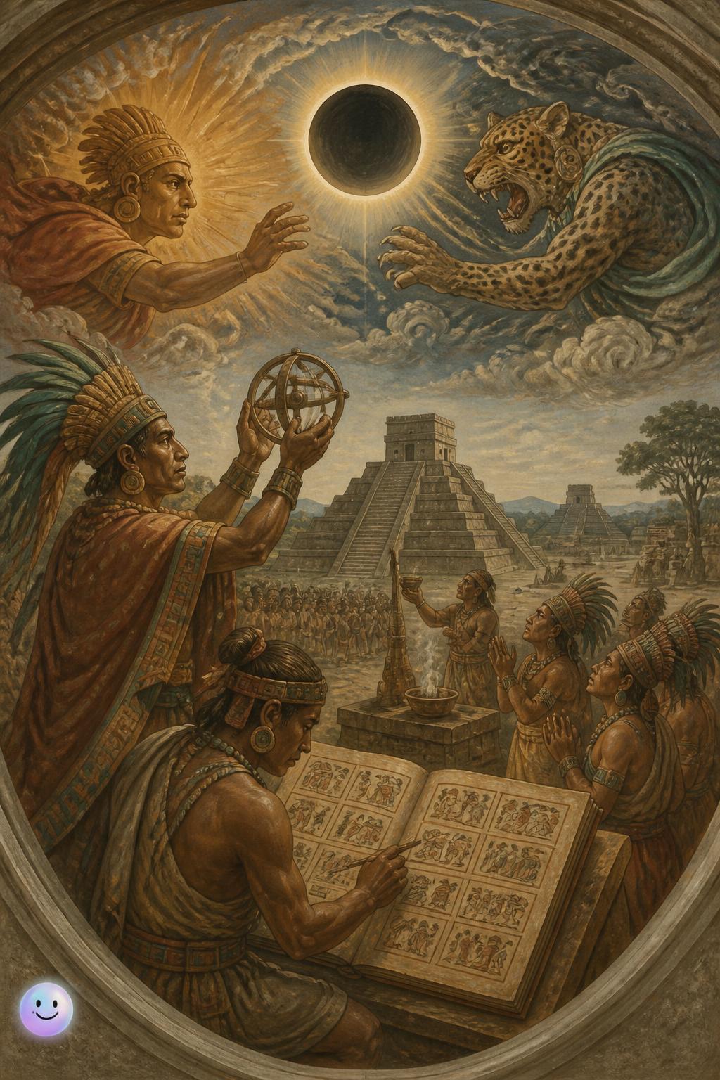 The Mayan calculations of cosmic battles