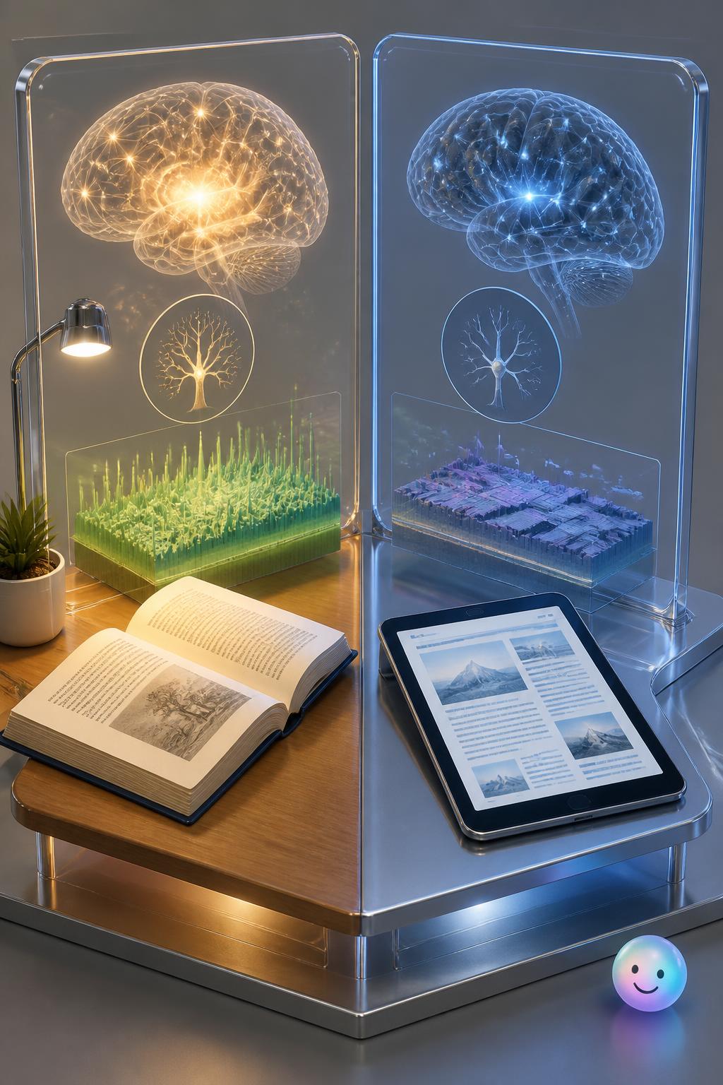 Paper versus pixels for deep reading