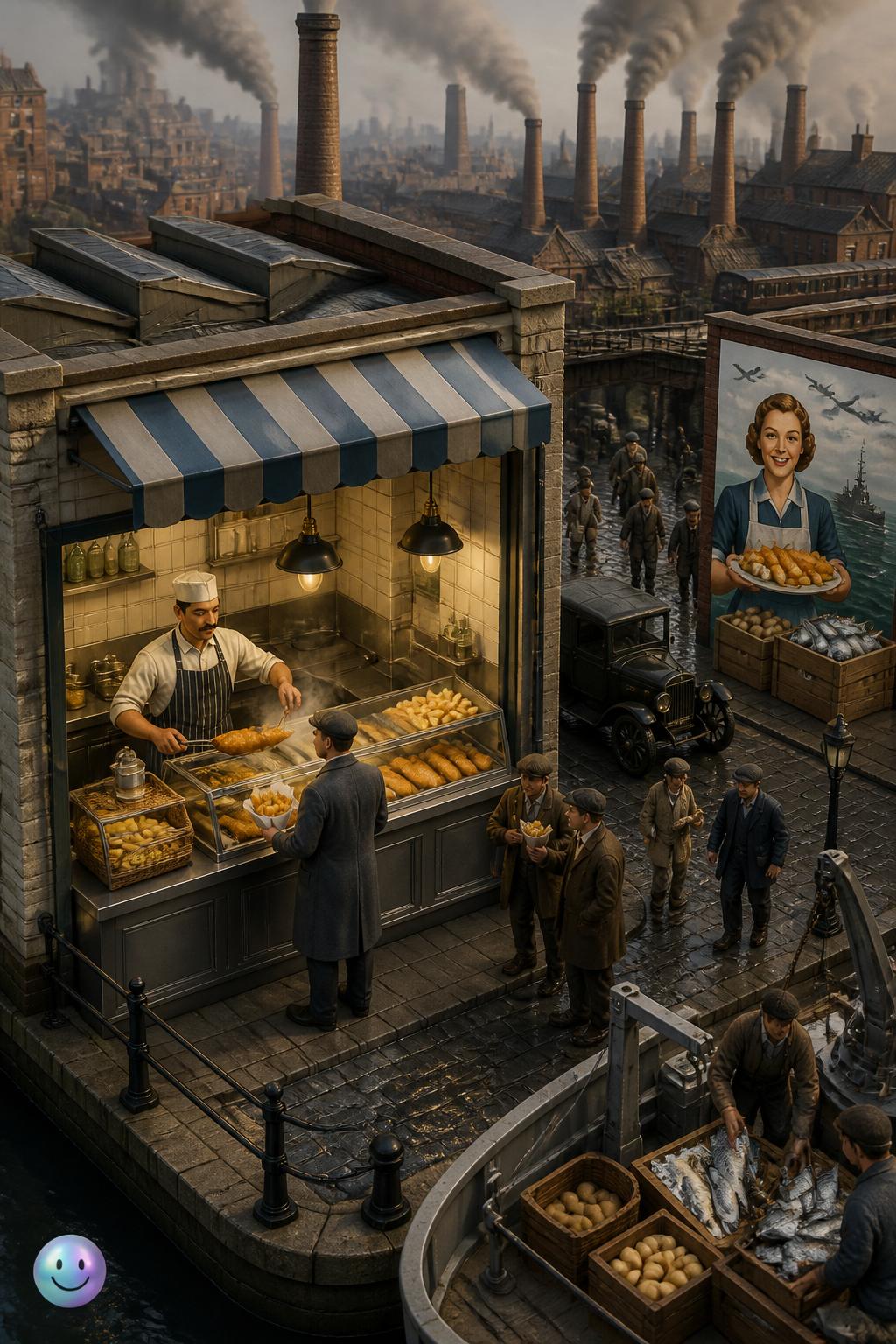 El fish and chips y la revolución industrial británica