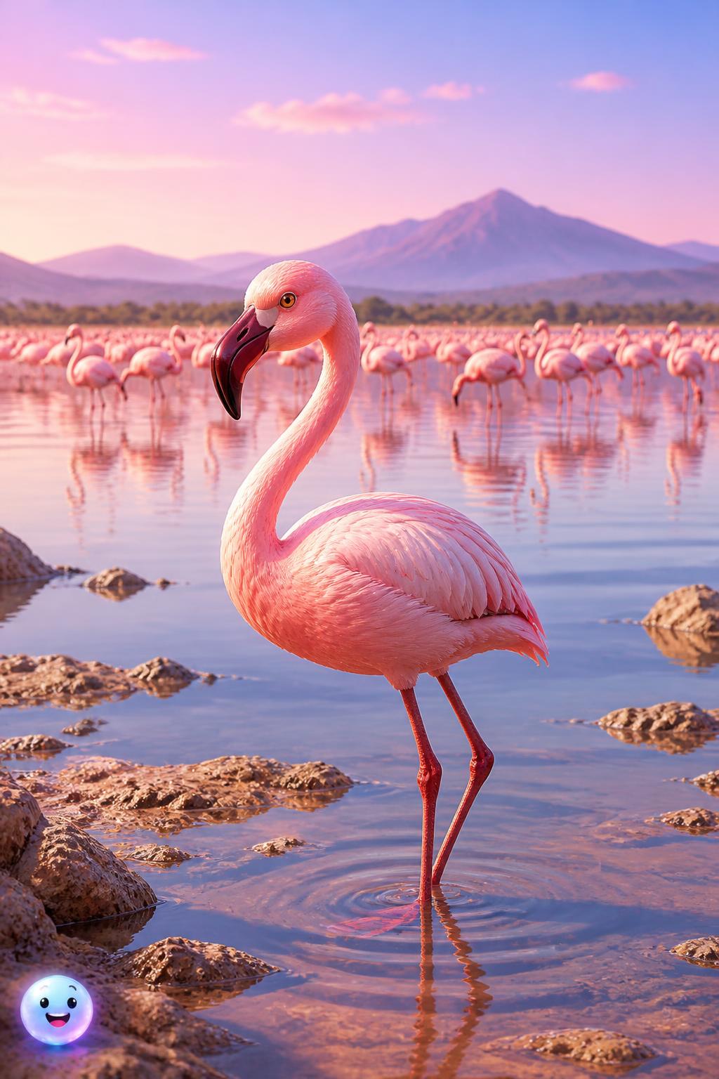 Lesser Flamingo: Tiny Specialized Species