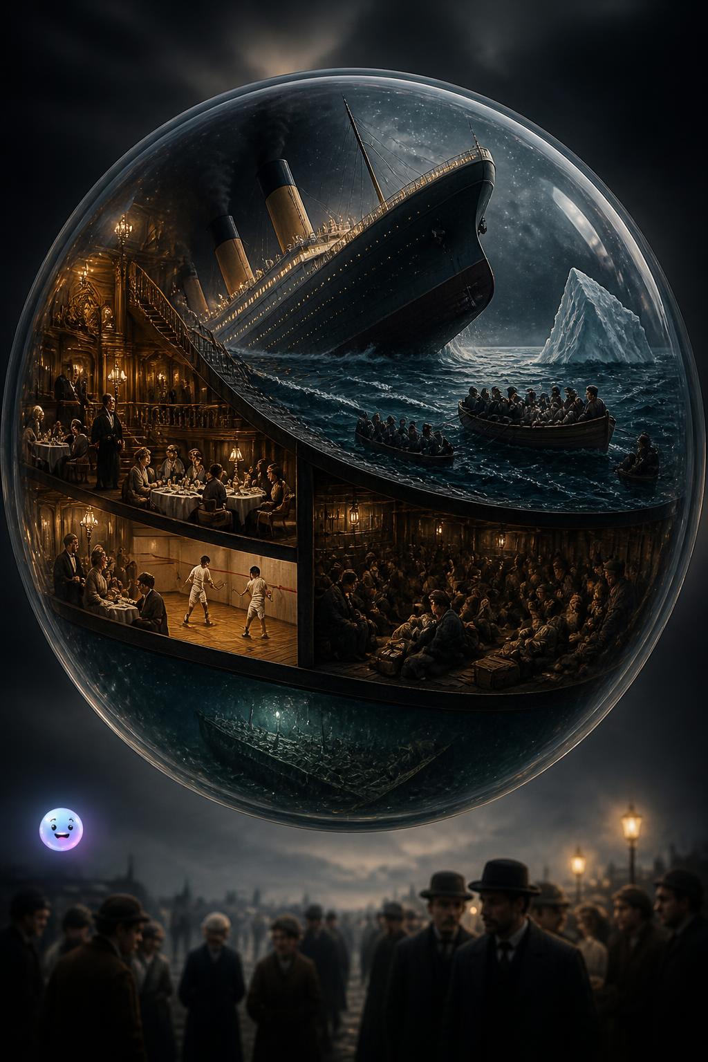 A floating microcosm of global society