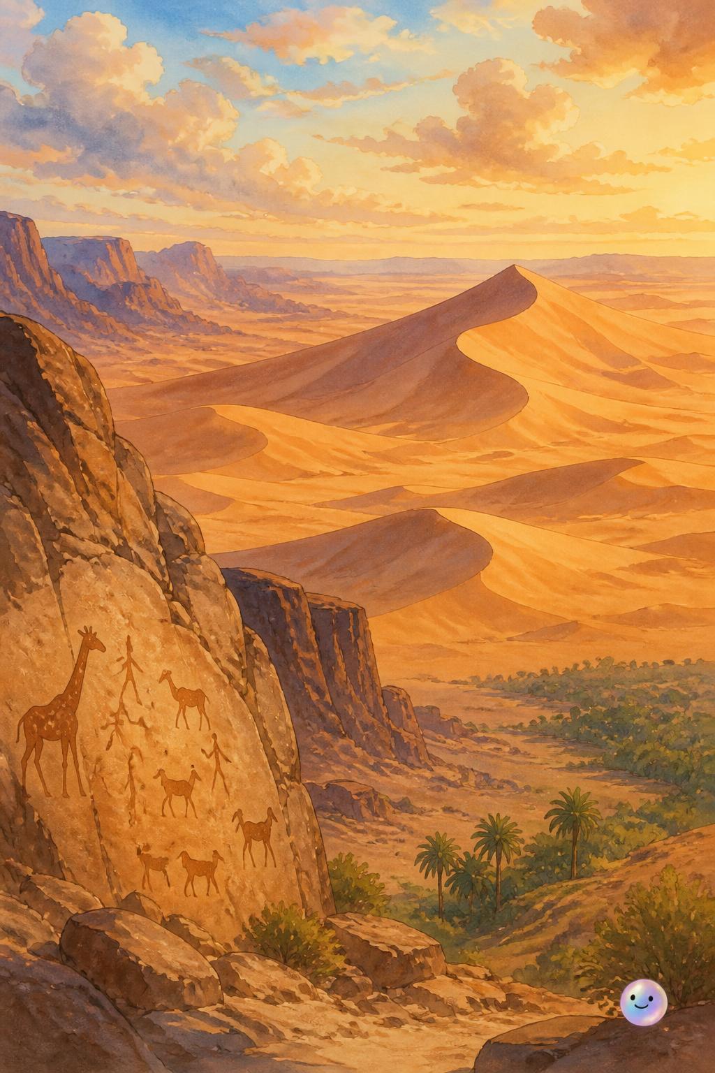 El desierto del Sahara y sus dunas cambiantes
