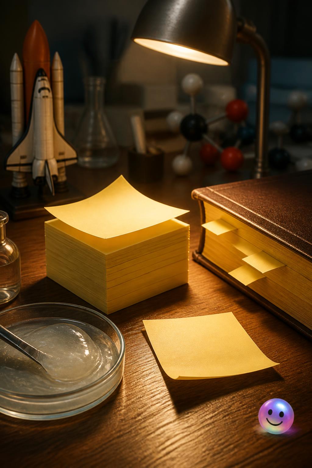 The weak glue of Post-it Notes