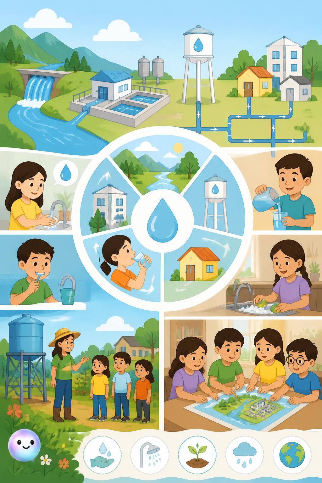 El agua potable y su distribución